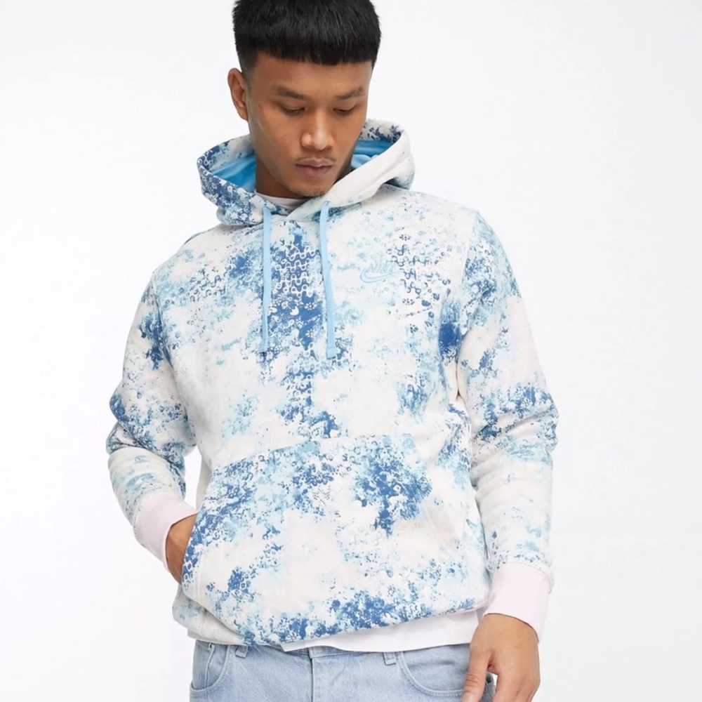 NEW W/ tag Nike MLB Hoodie Nike Club
Freestyle Hoodie In Pink Foam, blue & white